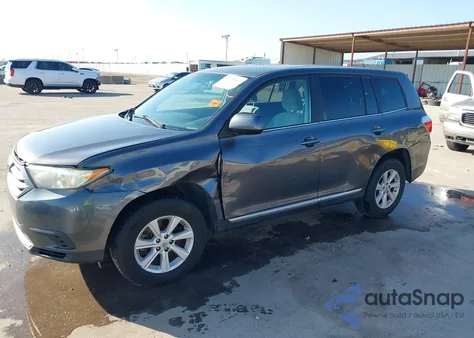 2013 Toyota Highlander from USA, damaged, VIN 5TDZA3EH3DS046672